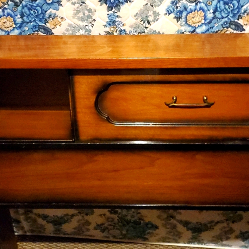 Dresser mirror  and bed and frame